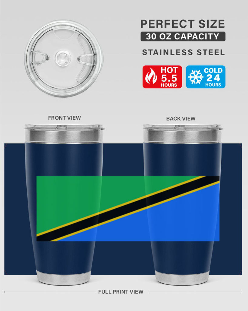 Tanzania 24#- world flags- Tumbler
