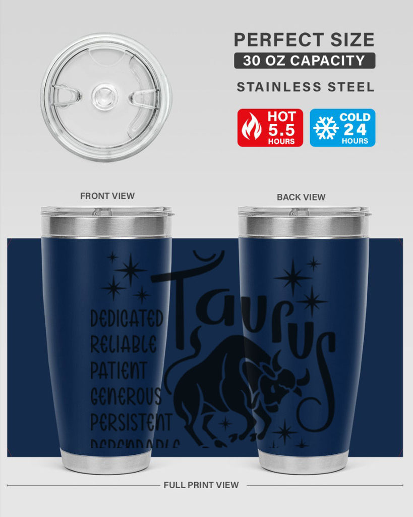 Taurus 486#- zodiac- Tumbler