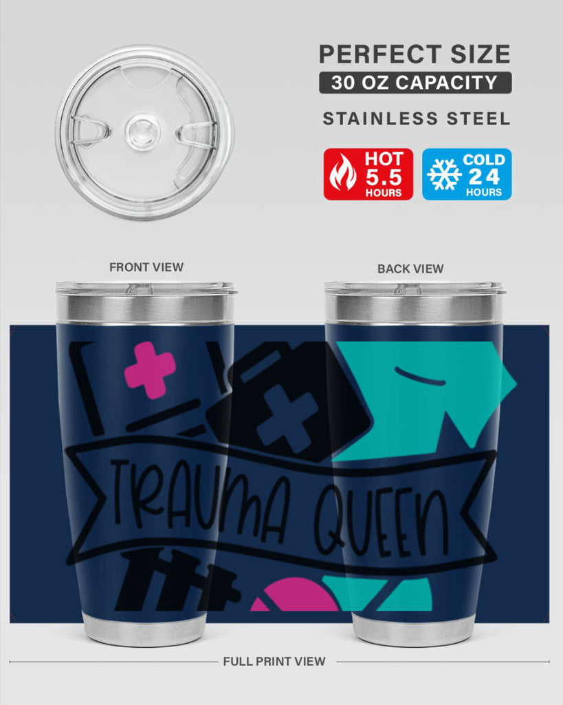 Trauma Queen Style Style 13#- nurse- tumbler