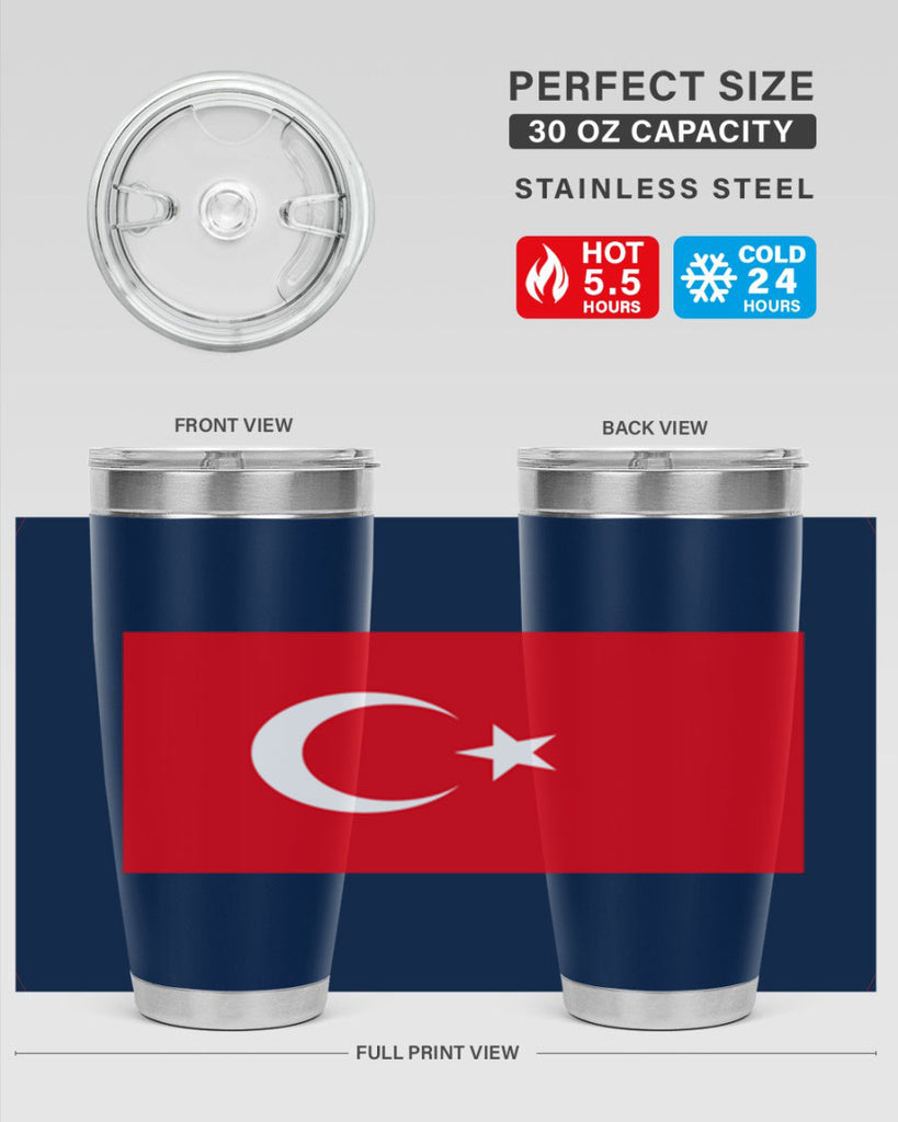 Turkey 17#- world flags- Tumbler