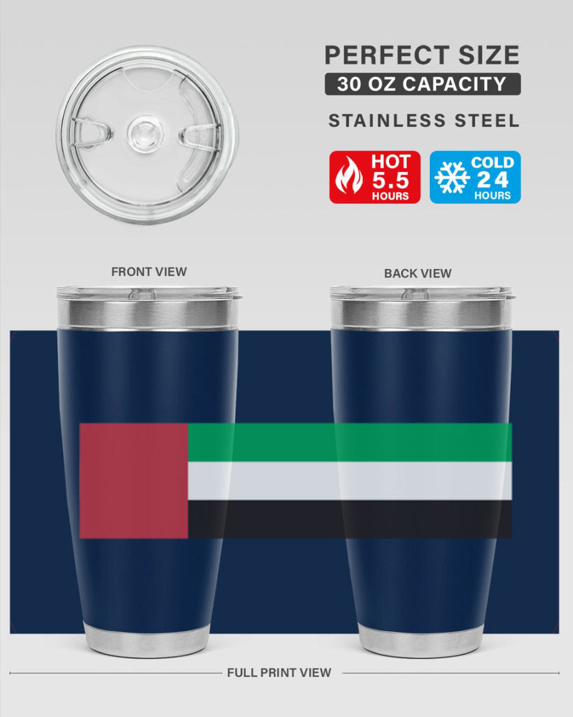 United Arab Emirates 12#- world flags- Tumbler