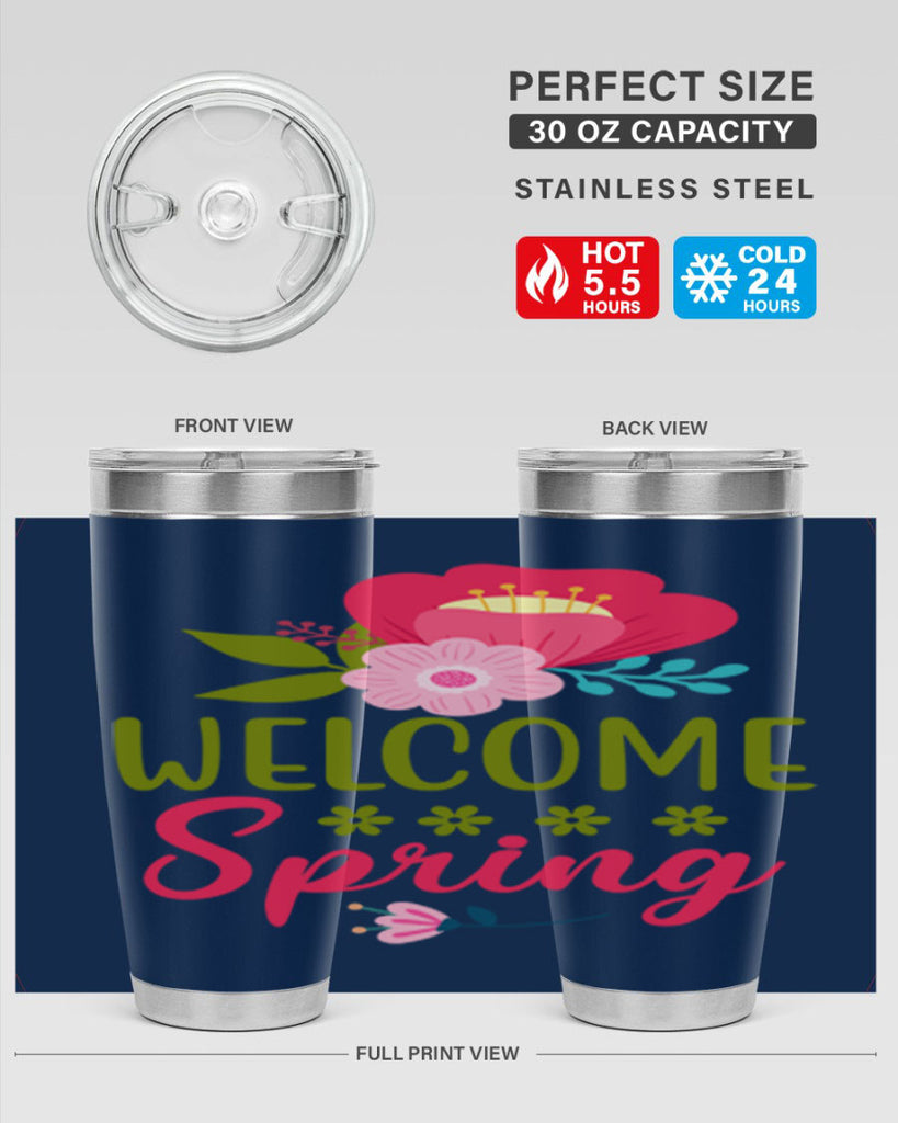 Welcome Spring 582#- spring- Tumbler