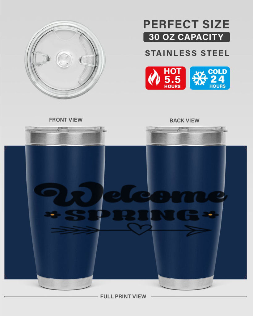 Welcome spring  596#- spring- Tumbler