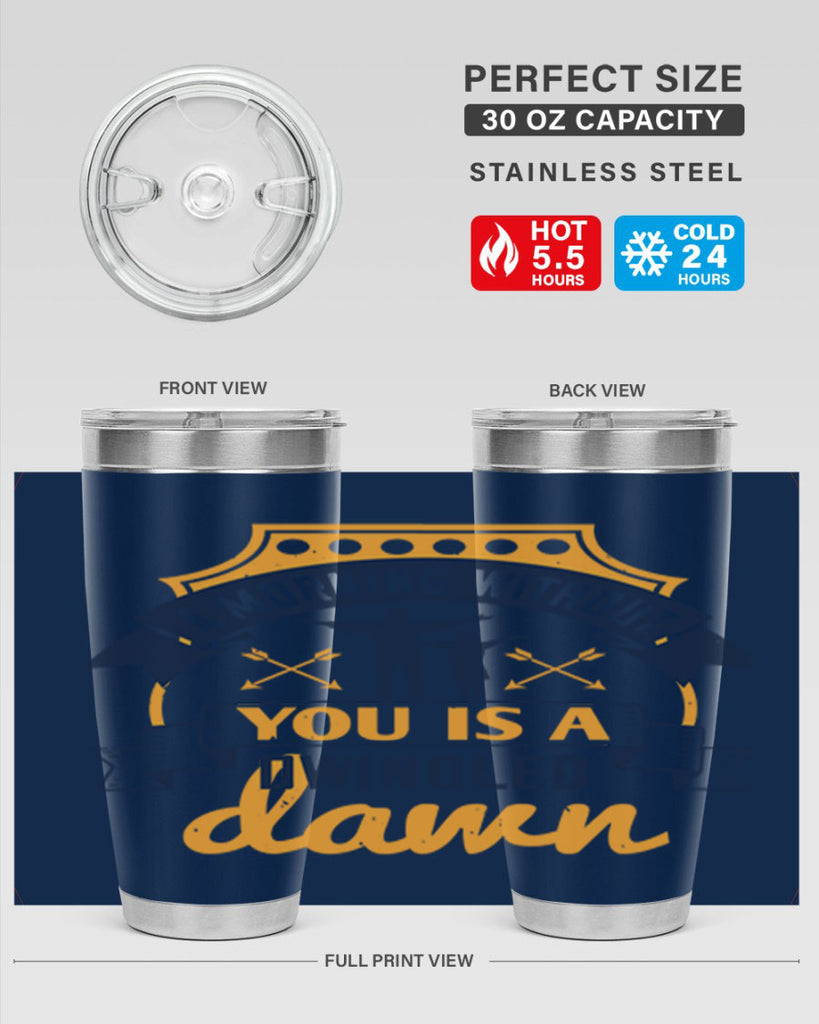 a morning without you is 263#- fathers day- Tumbler