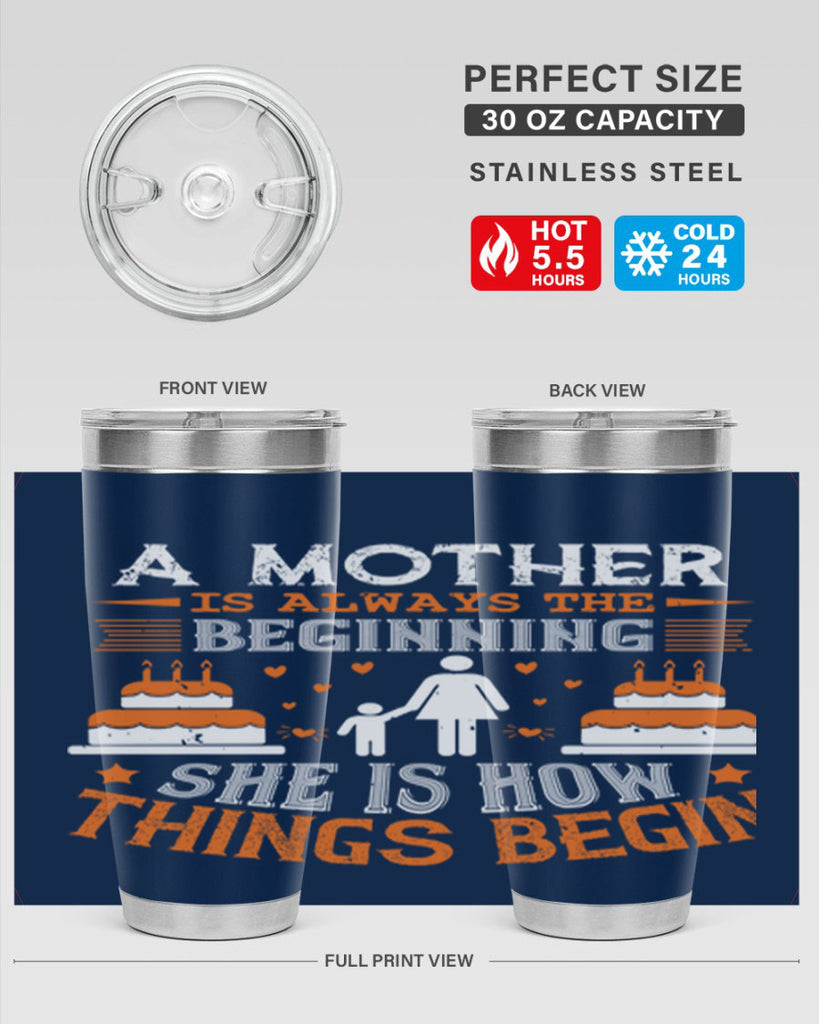 a mother is your first friend 12#- mothers day- Tumbler