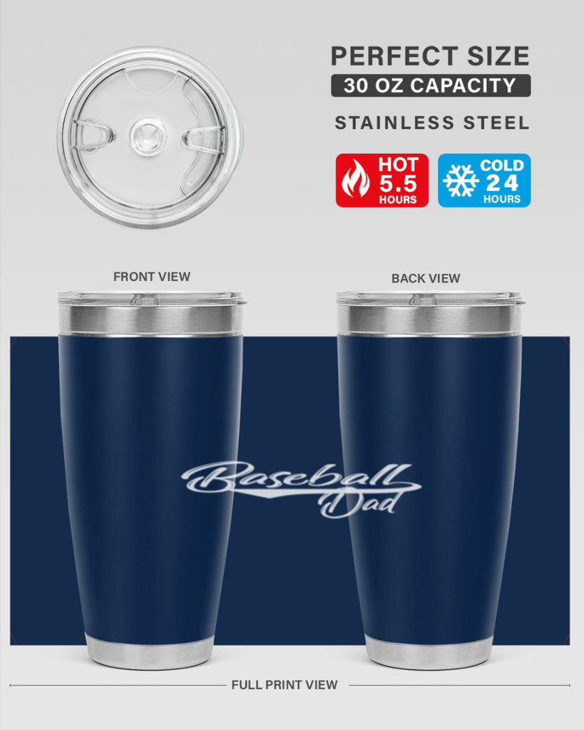 baseball dadk 49#- dad- Tumbler