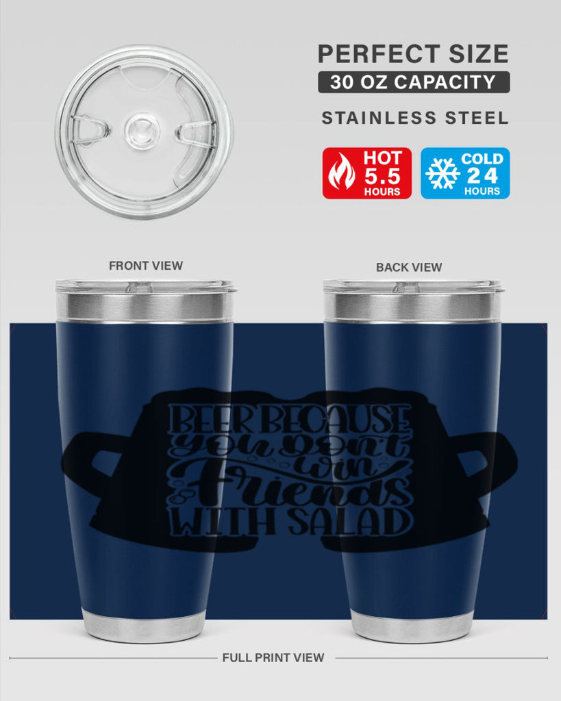 beer because you dont win 50#- beer- Tumbler