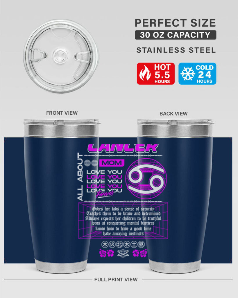 cancer 176#- zodiac- Tumbler