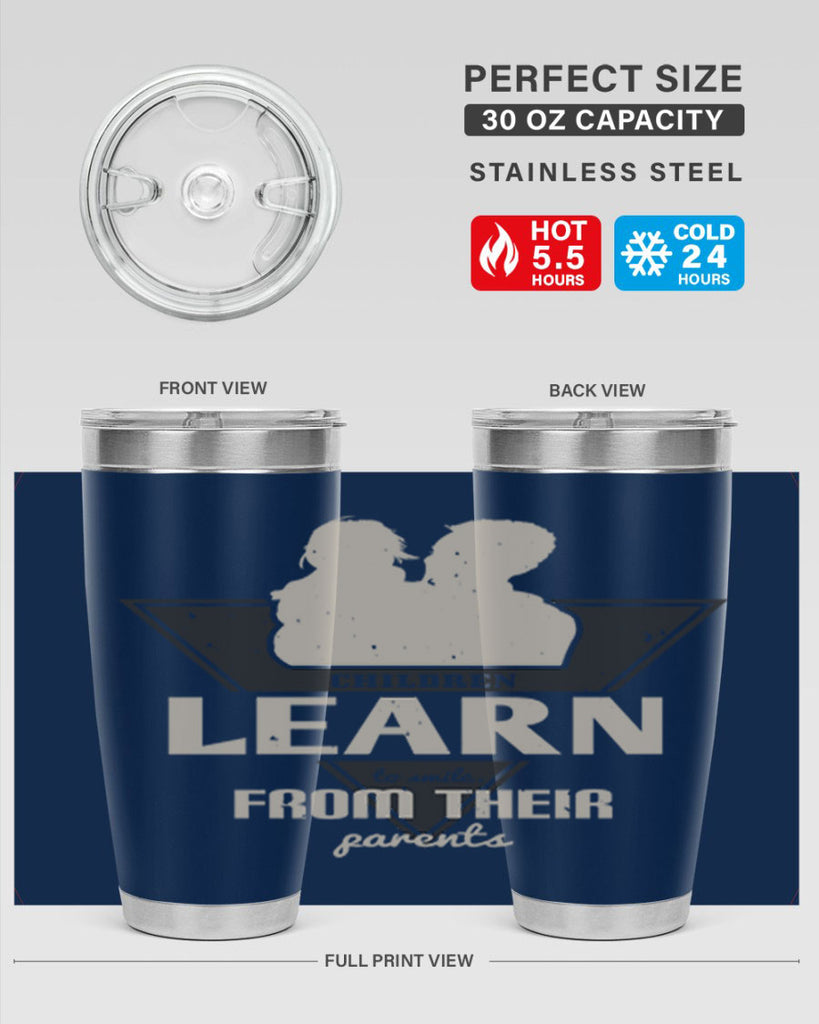 children learn to smile 250#- fathers day- Tumbler