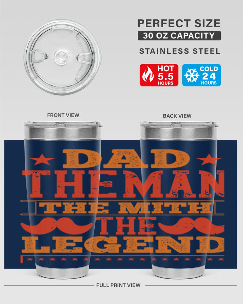 dad the man the mith the legend 262#- fathers day- Tumbler