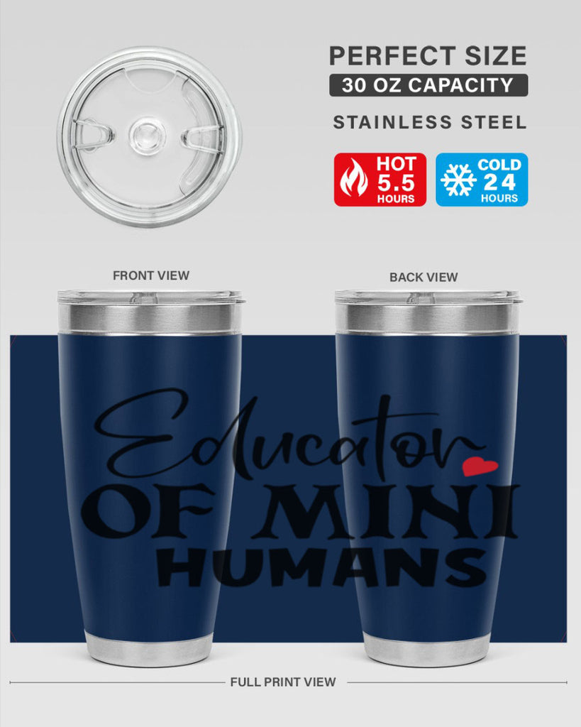 educator of mini humans Style 180#- teacher- tumbler