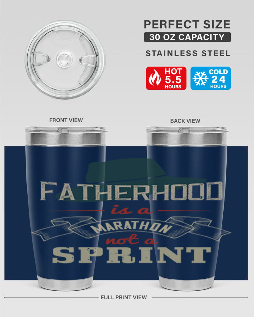 fatherhood is a marathon 227#- fathers day- Tumbler