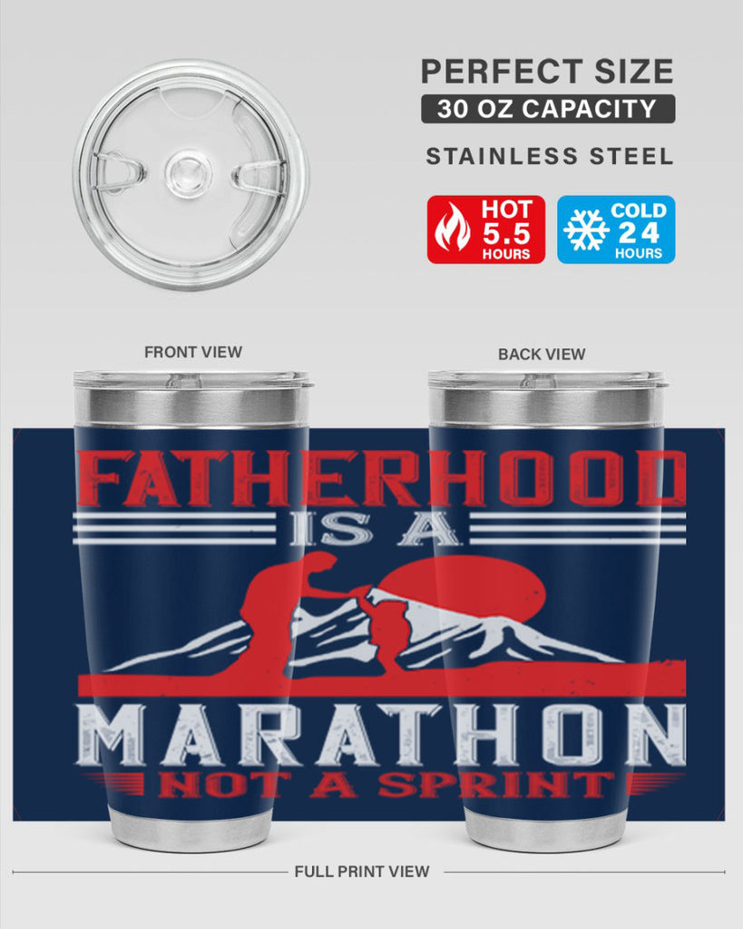 fatherhood is a marathon not a sprint 261#- fathers day- Tumbler