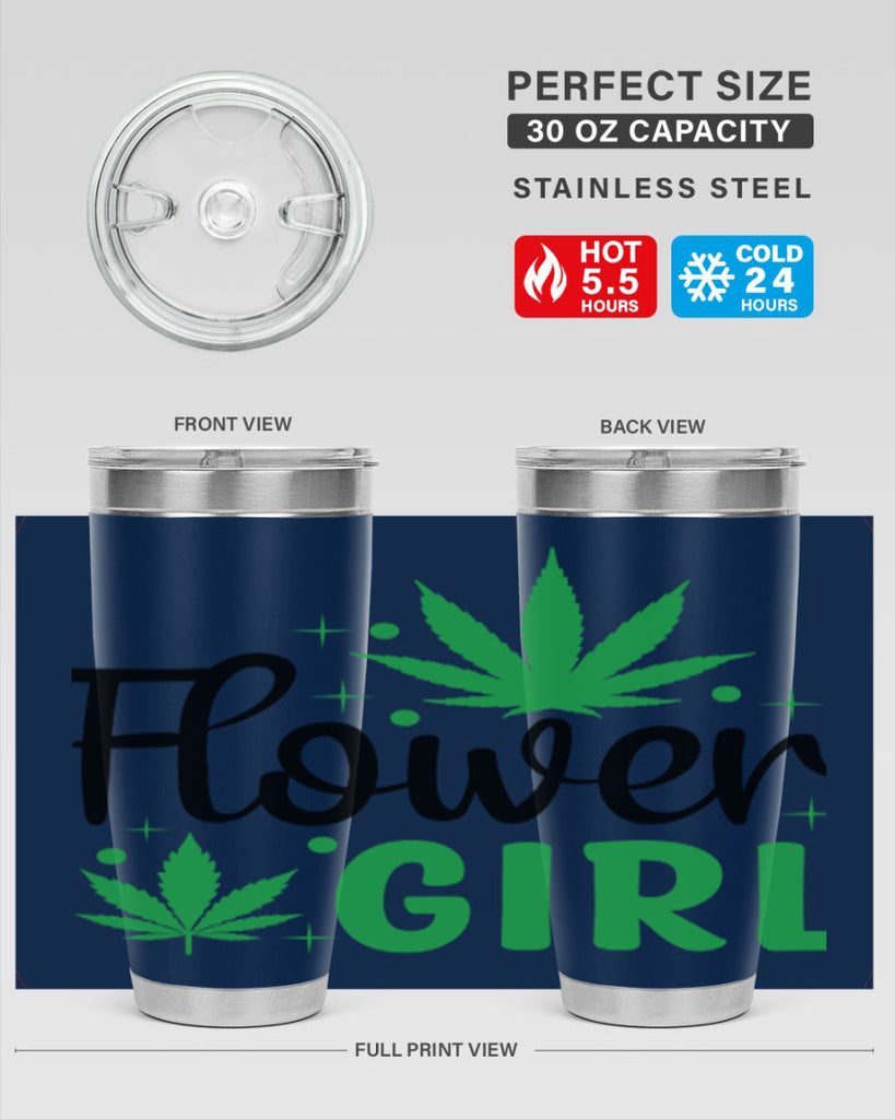 flower girl 83#- marijuana- Tumbler