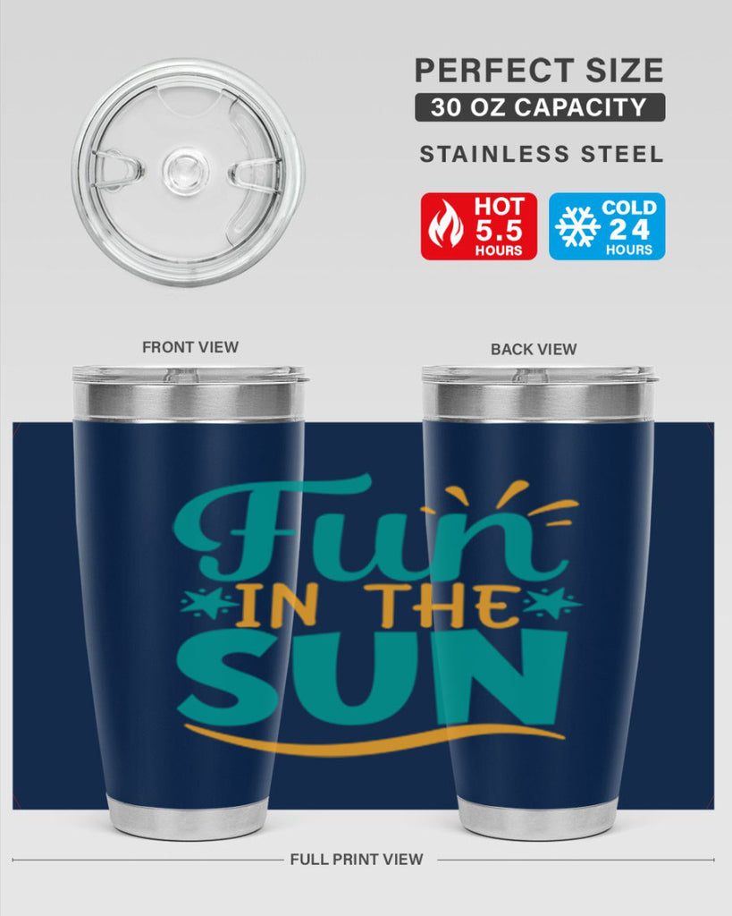 fun in the sun Style 103#- summer- Tumbler