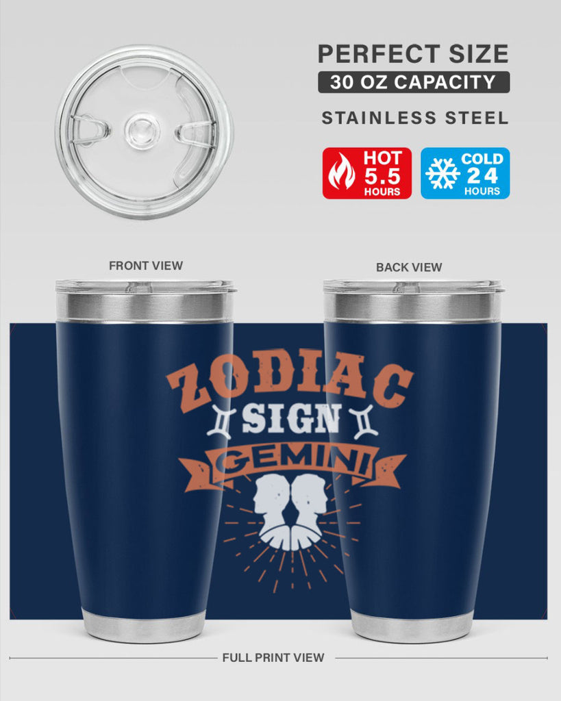 gemini 246#- zodiac- Tumbler