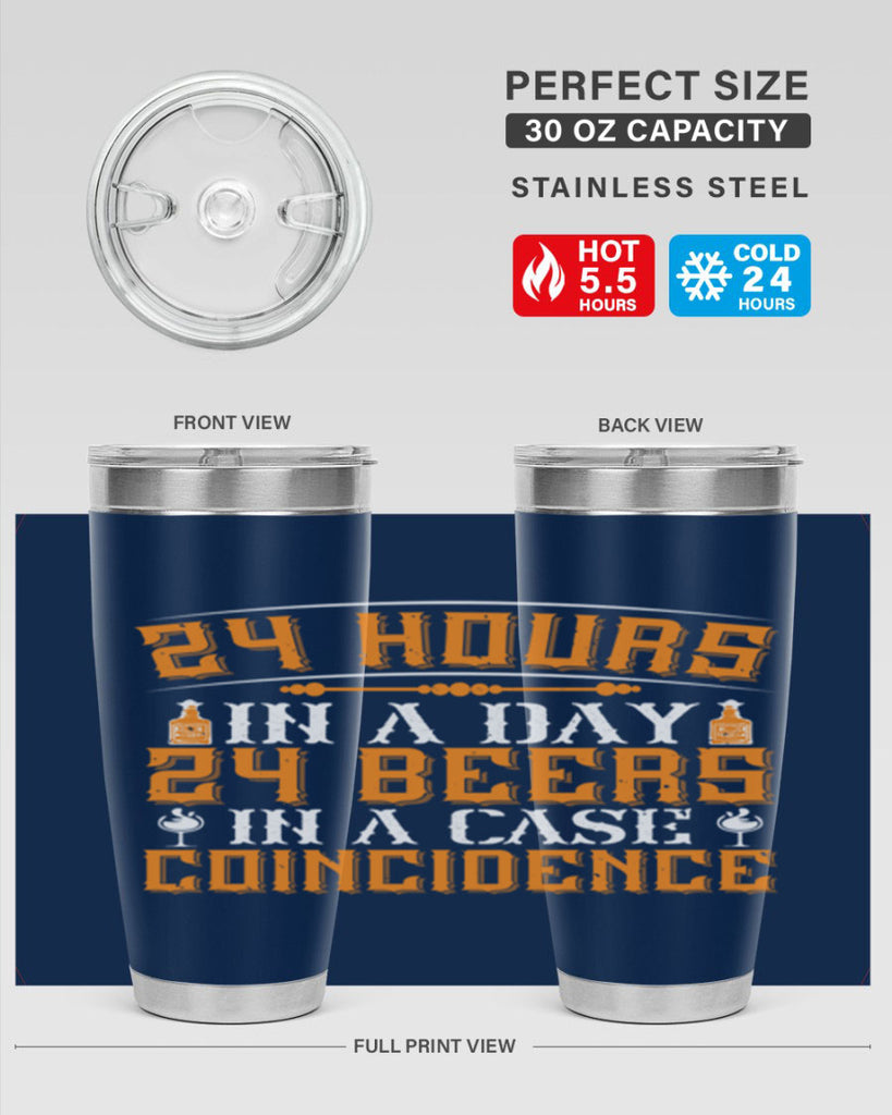 hours in a day beers in a case coincidence 56#- drinking- Tumbler