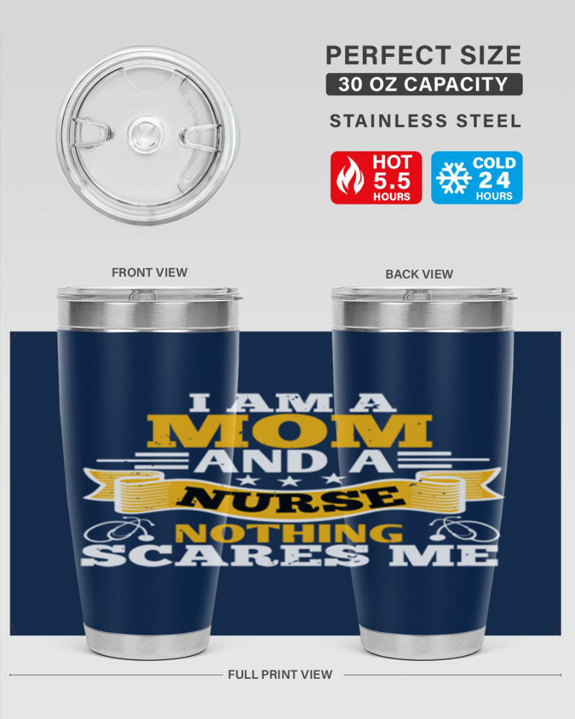 i am amom and a nurse Style 396#- nurse- tumbler