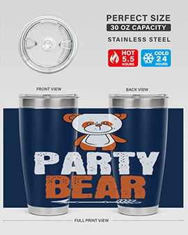 party bear 25#- Bears- Tumbler