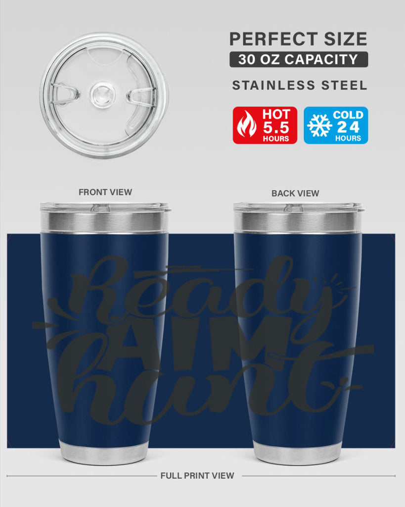 ready aim hunt 4#- hunting- Tumbler