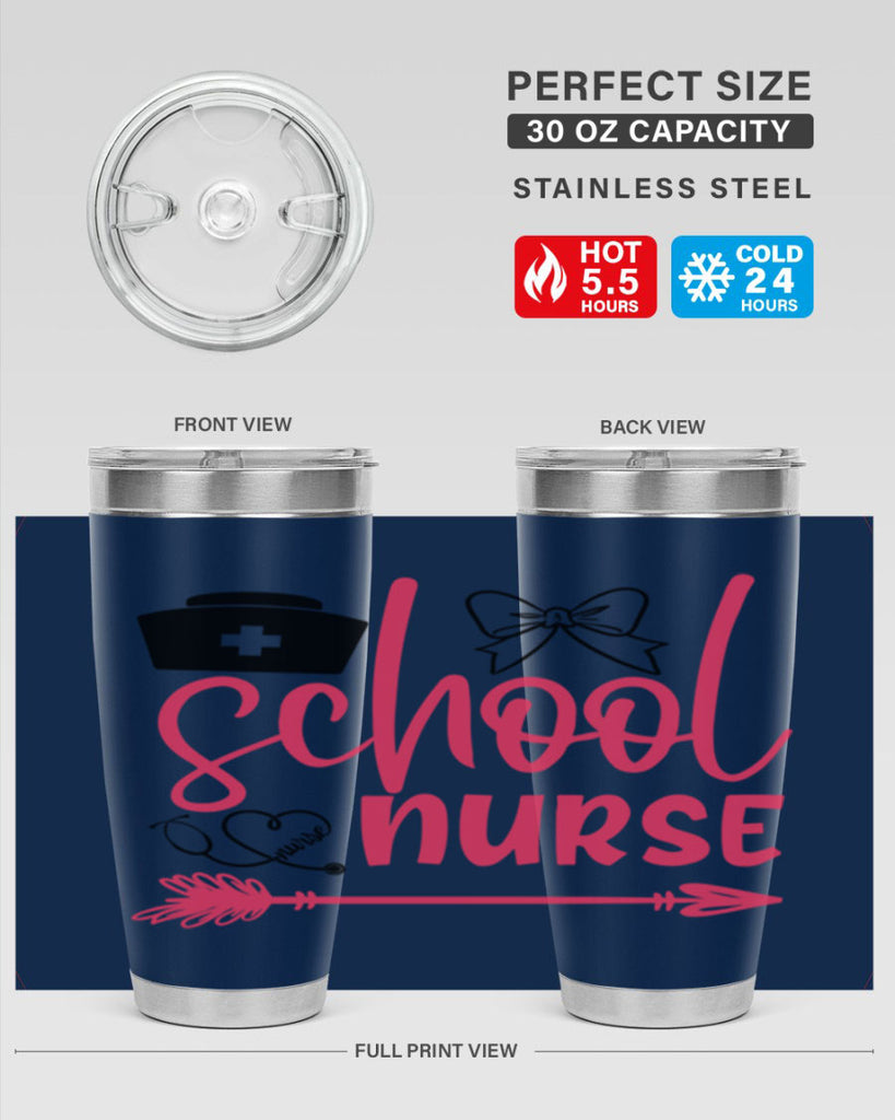 school nurse Style 354#- nurse- tumbler