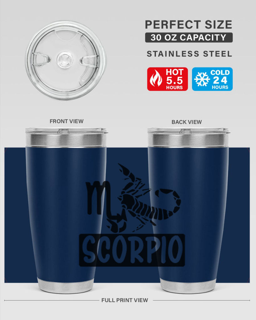 scorpio 440#- zodiac- Tumbler