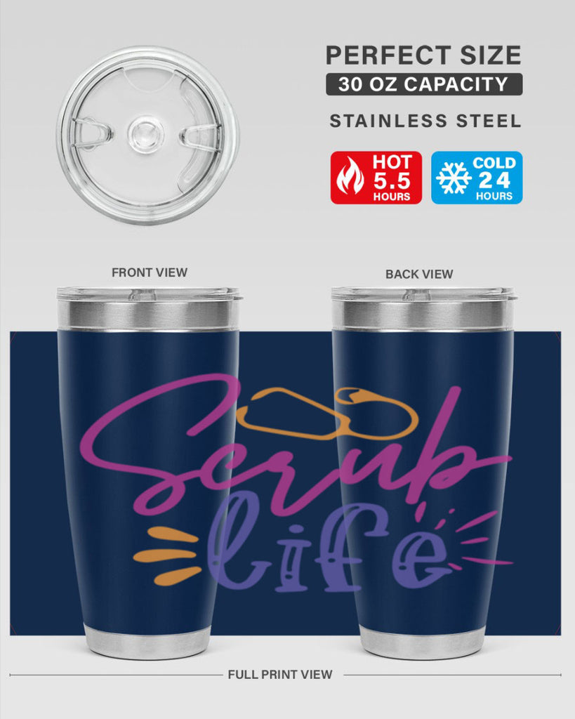scrub life Style 351#- nurse- tumbler