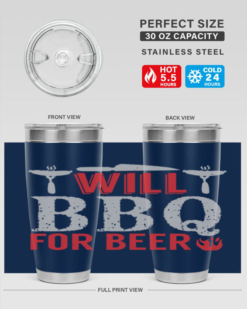 will bbq for beer 5#- bbq- Tumbler