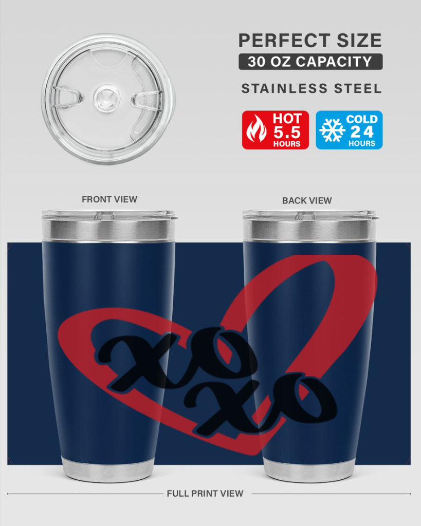 xoxo 11#- valentines day- Tumbler