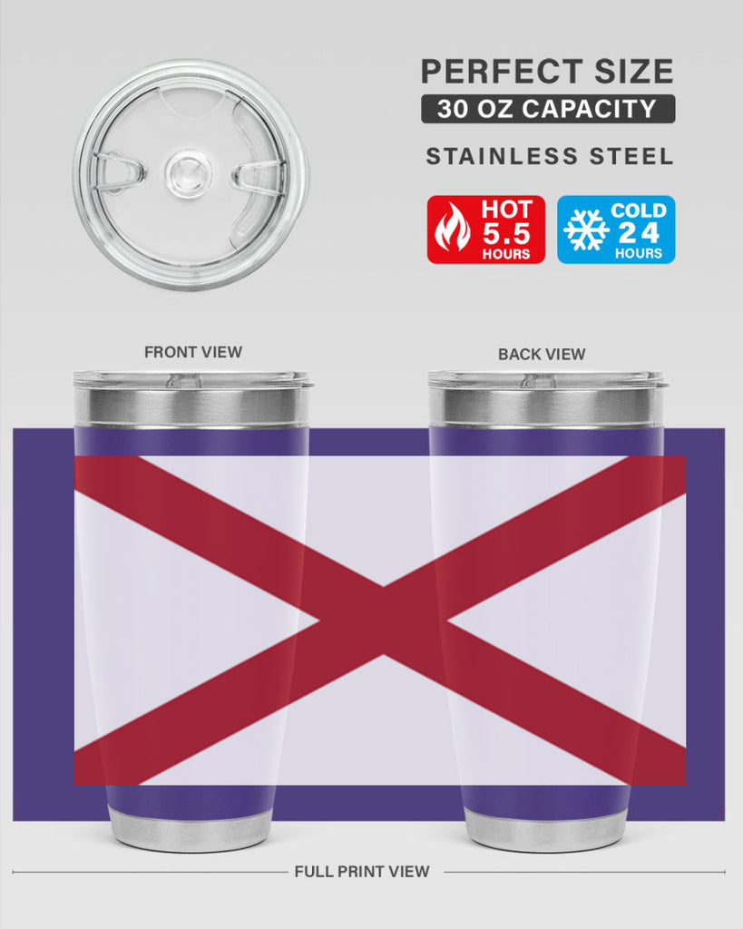 Alabama 51#- Us Flags- Tumbler