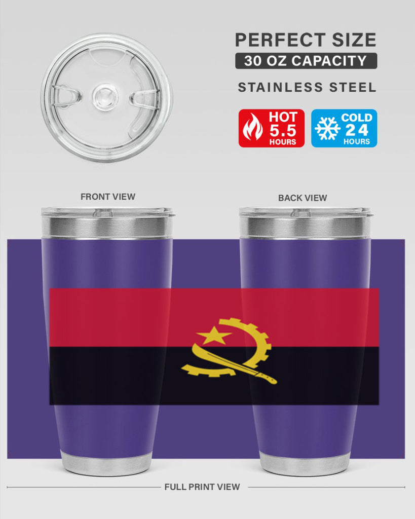 Angola 193#- world flags- Tumbler
