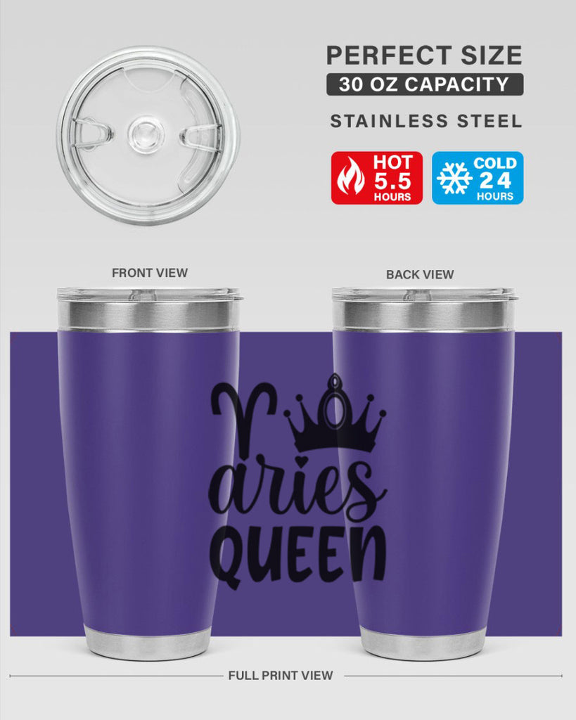 Aries queen 118#- zodiac- Tumbler
