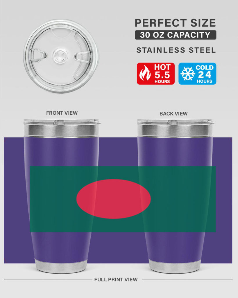 Bangladesh 184#- world flags- Tumbler