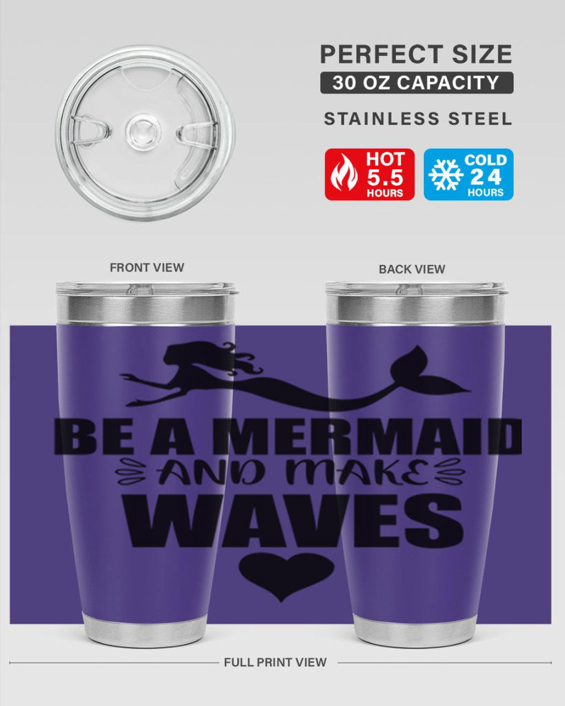 Be a Mermaid and make 53#- mermaid- Tumbler