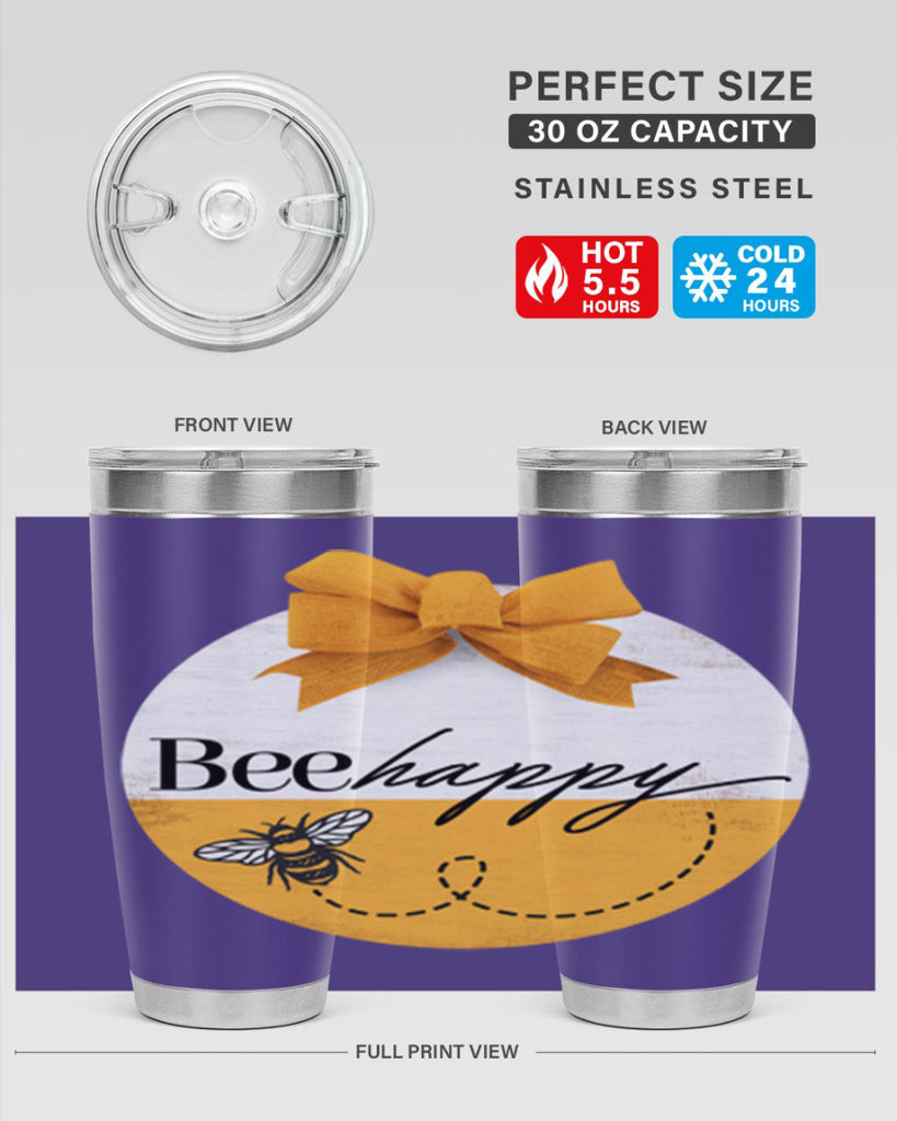 Bee Happy Mockup27#- spring- Tumbler