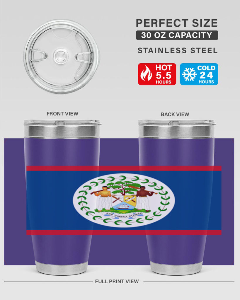 Belize 180#- world flags- Tumbler