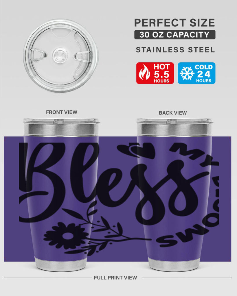 Bless My Blooms47#- spring- Tumbler