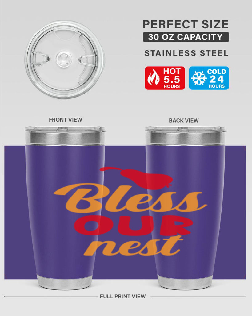 Bless our nest 53#- spring- Tumbler