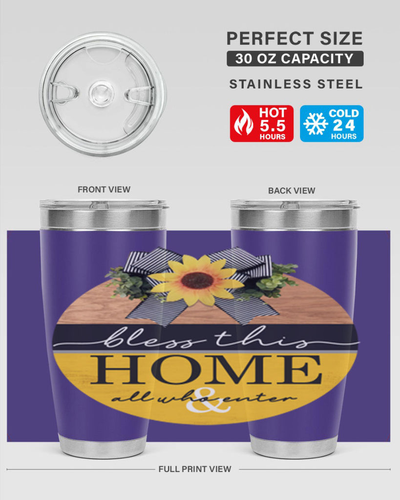 Bless this Home and all Mockup56#- spring- Tumbler