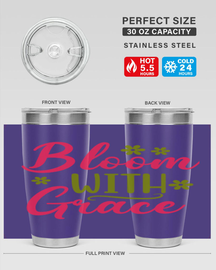 Bloom With Grace 80#- spring- Tumbler