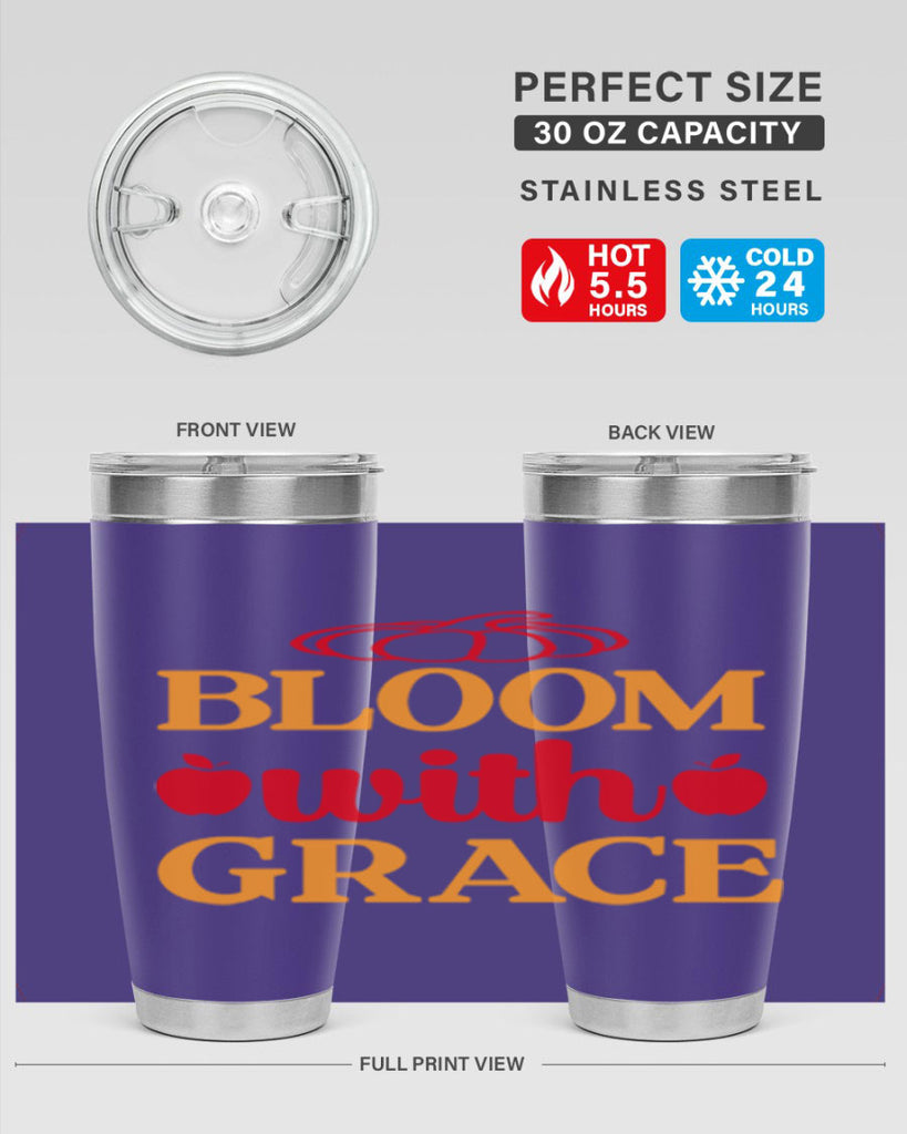 Bloom with grace 82#- spring- Tumbler