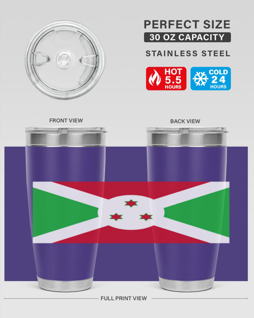 Burundi 170#- world flags- Tumbler