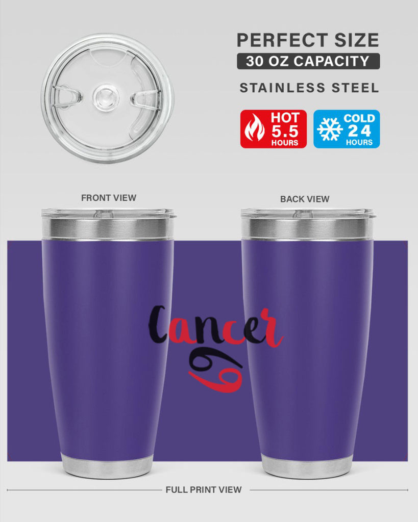 Cancer 152#- zodiac- Tumbler