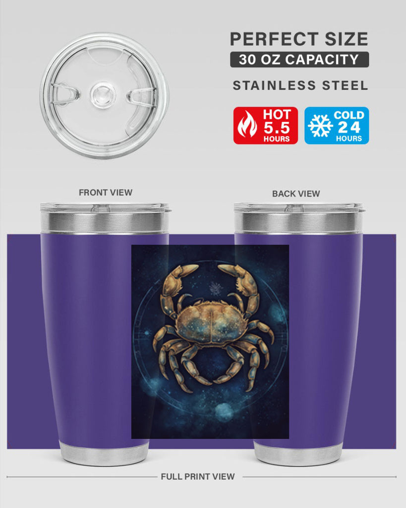Cancer 57#- zodiac- Tumbler