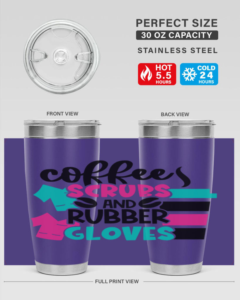 Coffee Scrubs And Rubber Gloves Style Style 209#- nurse- tumbler