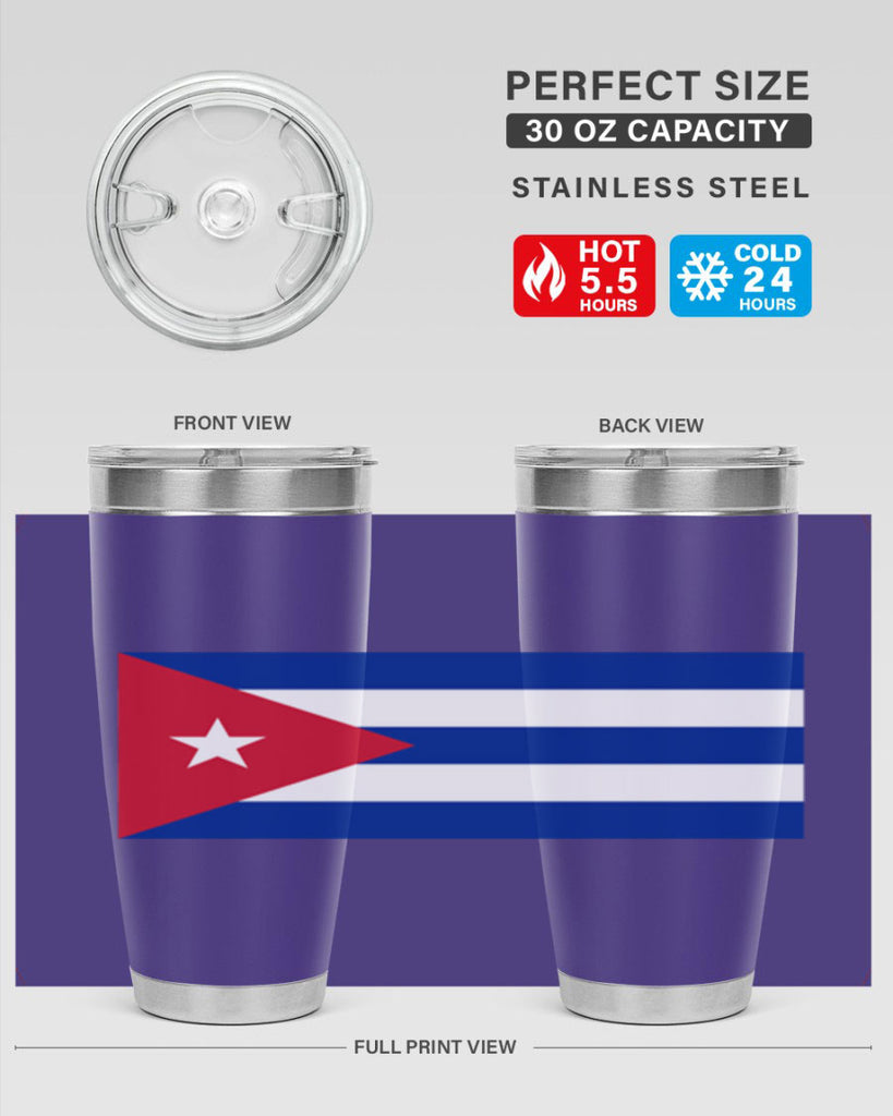 Cuba 154#- world flags- Tumbler
