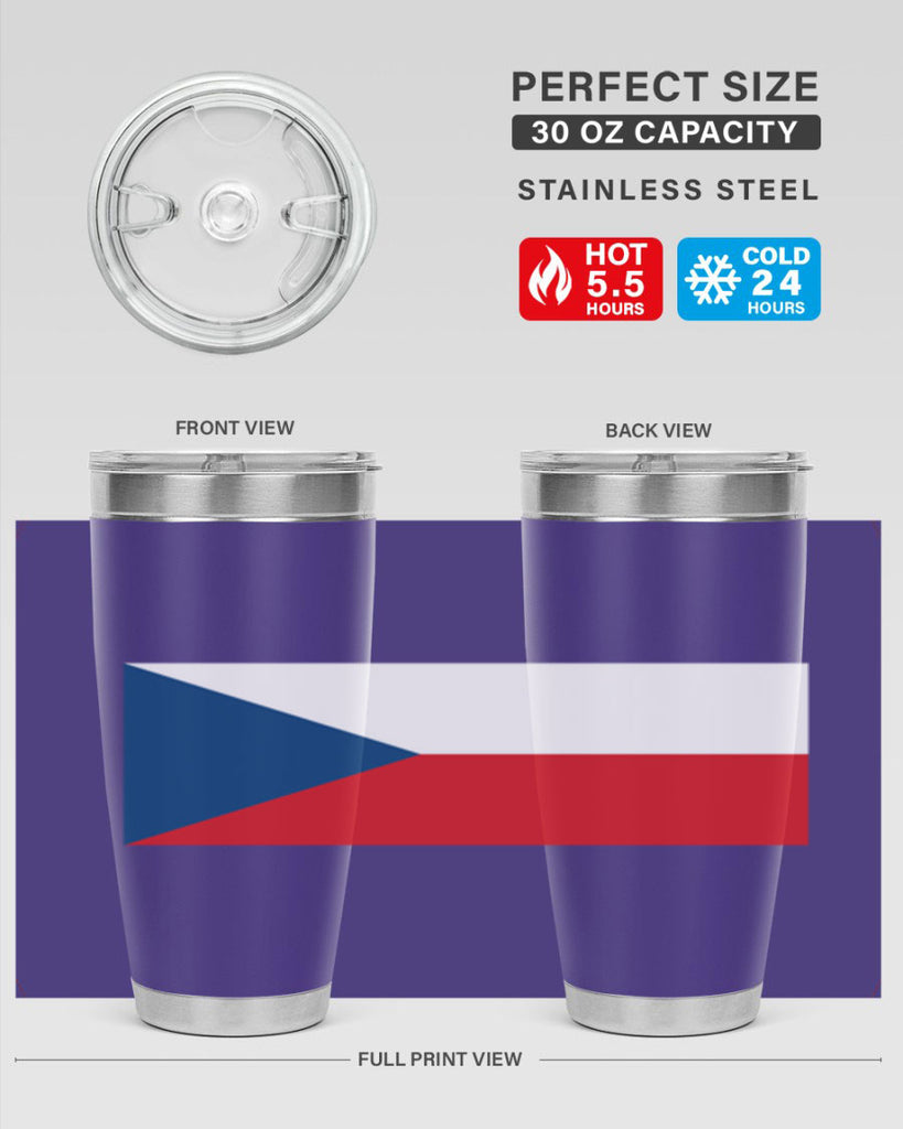 Czechia 152#- world flags- Tumbler