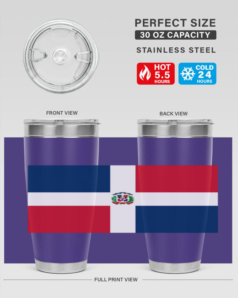 Dominican Republic 148#- world flags- Tumbler