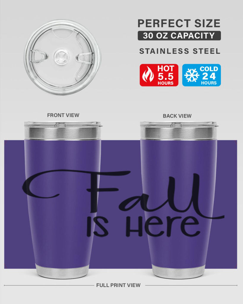 Fall Is Here 109#- fall- Tumbler
