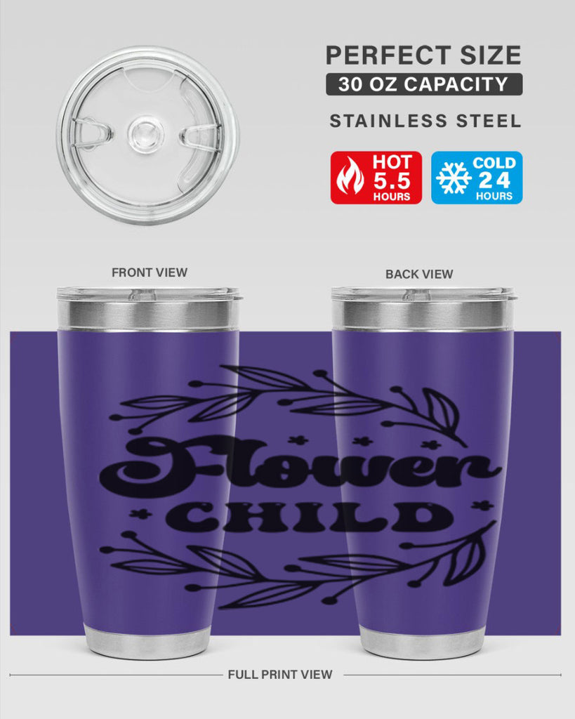 Flower child  141#- spring- Tumbler